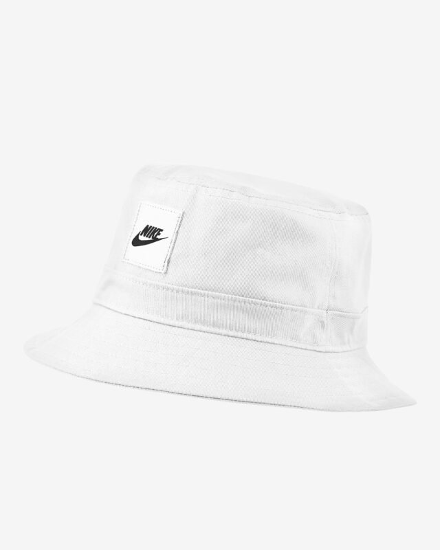 Nike vaikiška balta kepurė Sportswear Kids' Cotton Bucket Hat CZ6125-100