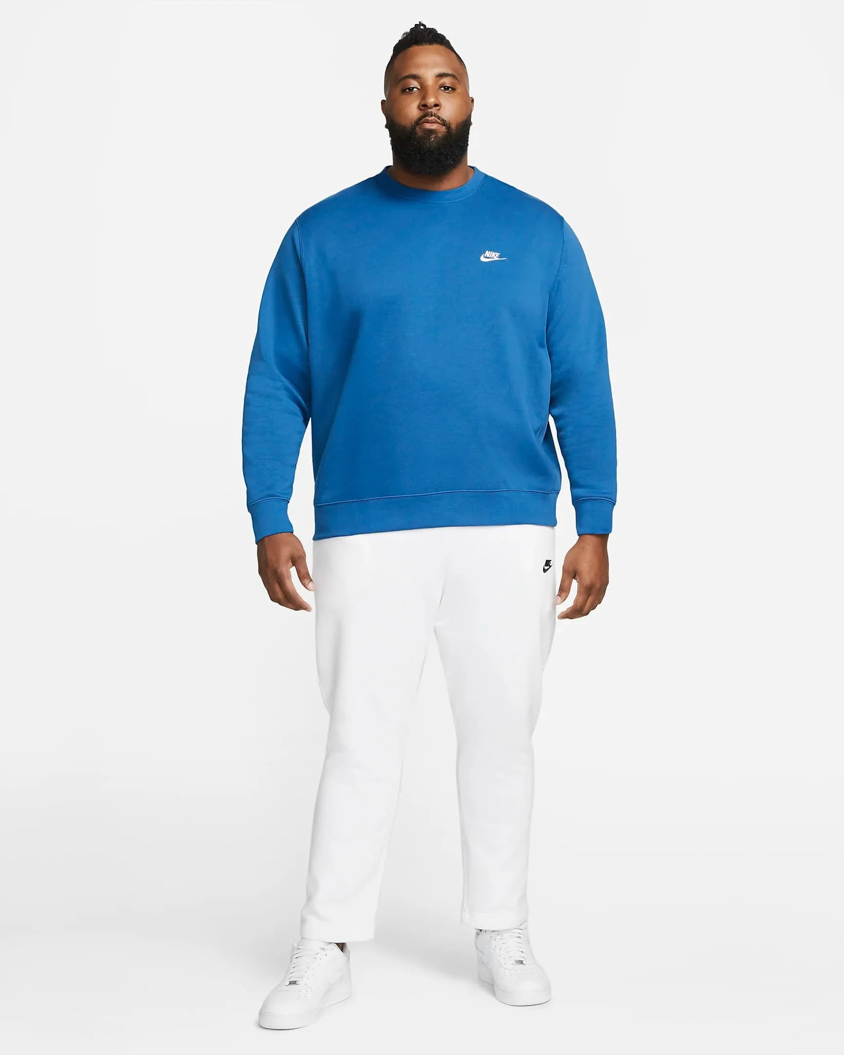 King Gnu CEN+RAL SWEAT [ブルー] XL Nike Džemperis Vyrams M Sportswear Crew FL BV2662-407 - Apranga ir