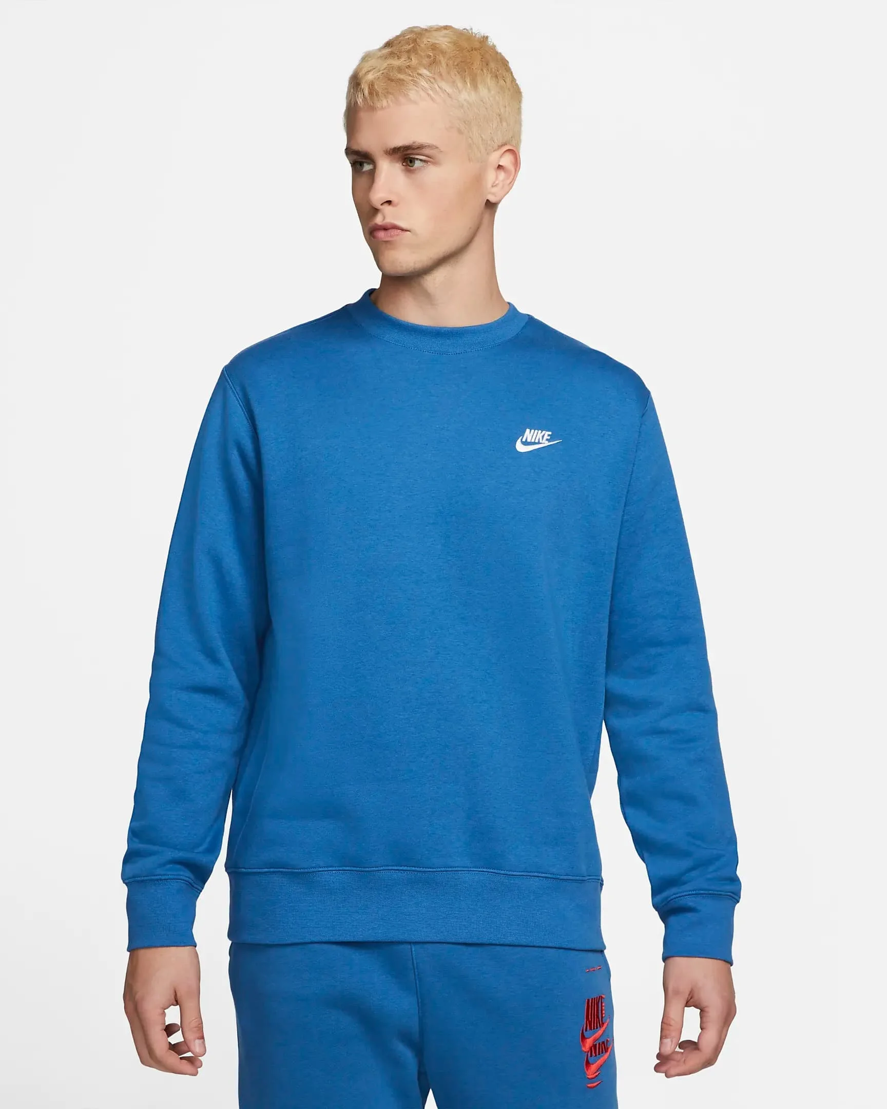 King Gnu CEN+RAL SWEAT [ブルー] XL Nike Džemperis Vyrams M Sportswear Crew FL BV2662-407 - Apranga ir