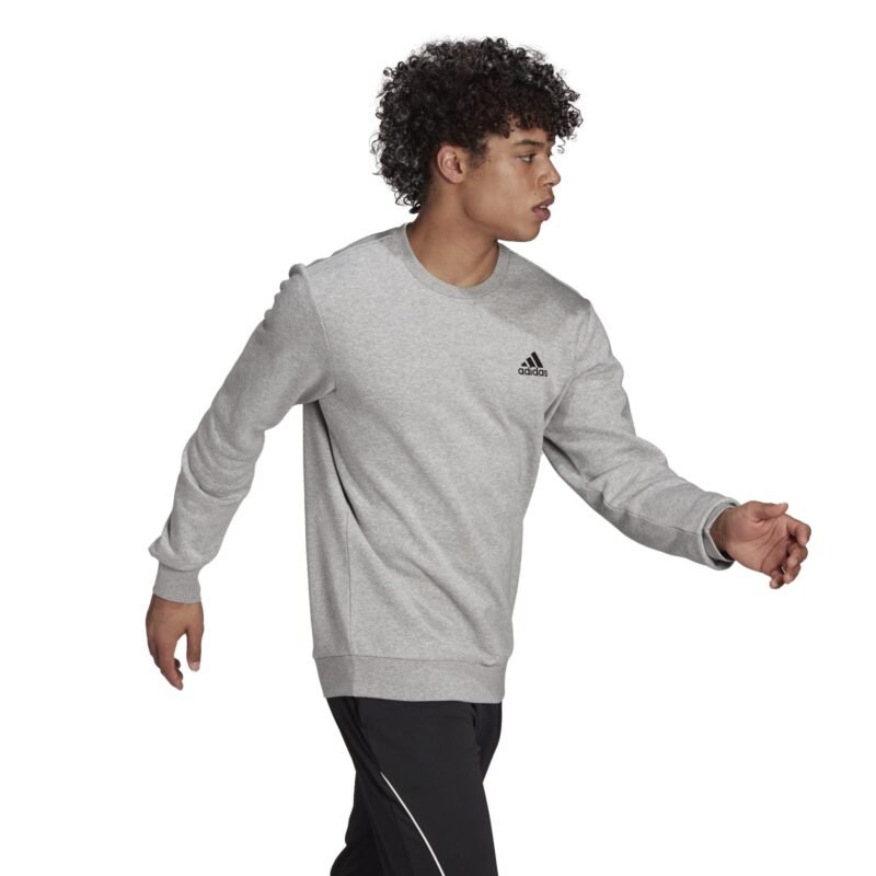 Adidas Džemperis Vyrams Pilkas Feelcozy Sweatshirt H12221 - Image 3