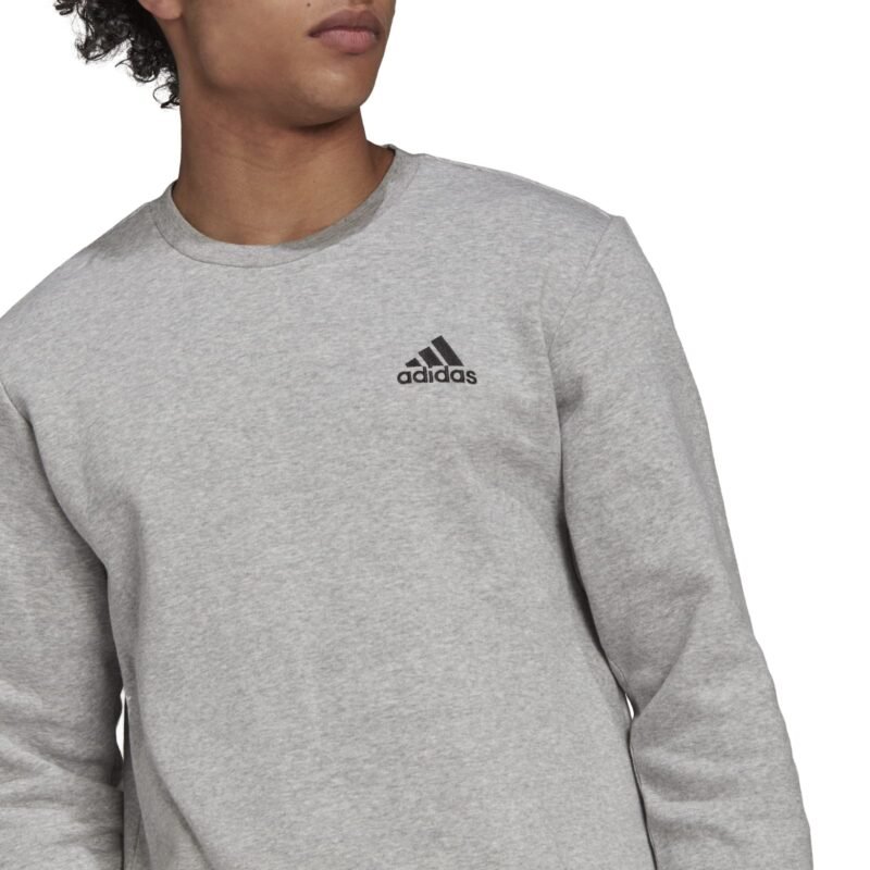 Adidas Džemperis Vyrams Pilkas Feelcozy Sweatshirt H12221 - Image 5