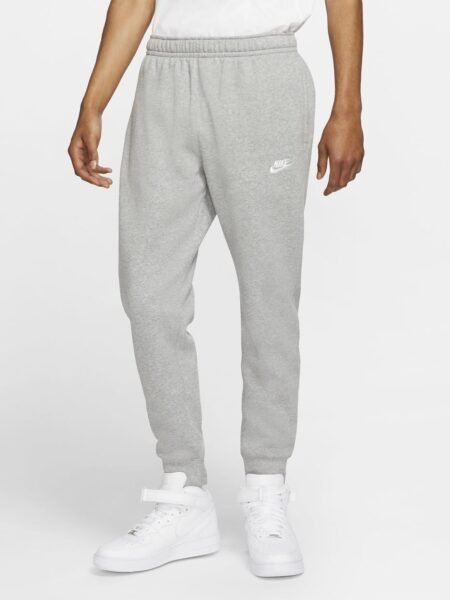 Nike Kelnės Vyrams Plonos Medvilninės Pilkos M NSW CLUB JOGGER JERSEY PANT BV2762-063
