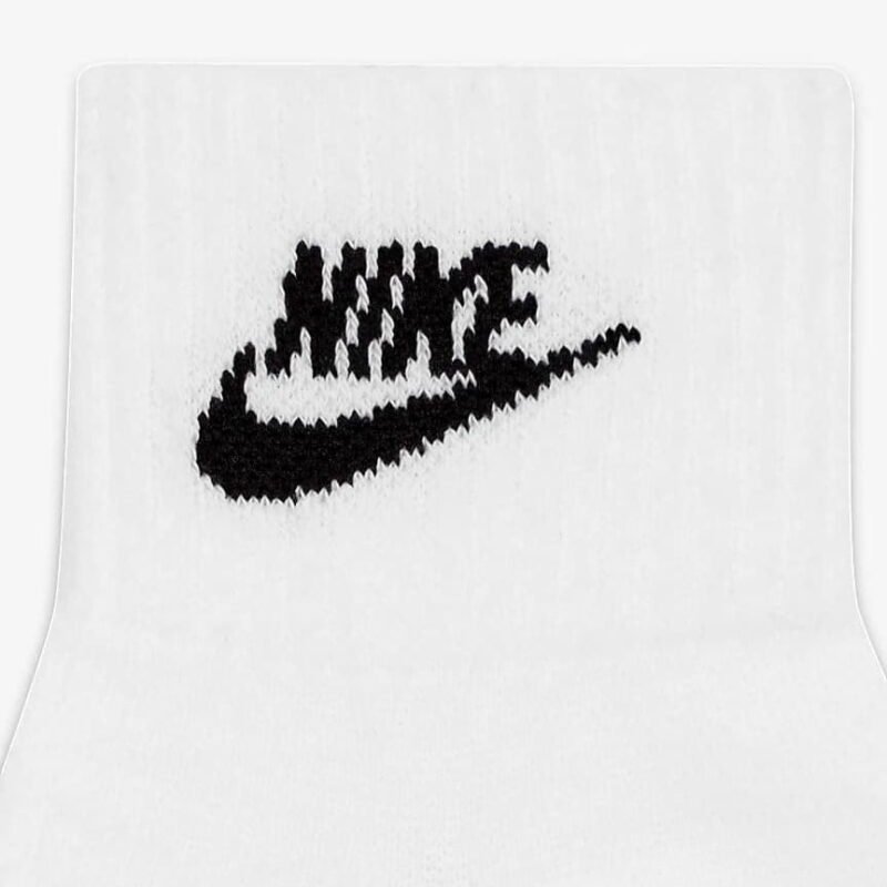 Nike Kojinės Baltos Trumpos Plonos Socks 3p DX5074-101 - Image 4