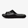 Nike Victori One CZ5478-001 juodos vyriškos šlepetės su skylutėmis pade ir masažiniu vidpadžiu.