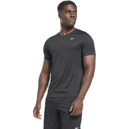 Reebok Marškinėliai Vyrams Maikute Maike Juodi Training Tech T-Shirt HI3916