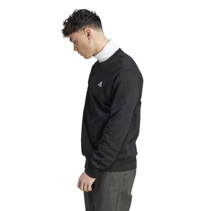 Adidas Džemperis Vyrams Juodas SL Sweatshirt FT IC9329 - Image 4