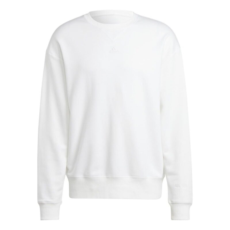 Adidas Džemperis Vyrams Baltas All Szn Sweatshirt FT IC9805 - Image 7