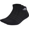 Adidas Cushioned Ankle Socks IC1277 – trumpos juodos sportinės kojinės (3 poros), unisex modelis, kilpinis padas, elastinga juosta.