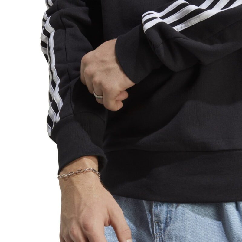 Adidas Džemperis Vyrams Juodas Ess 3s Sweatshirt FT IC9317 - Image 8