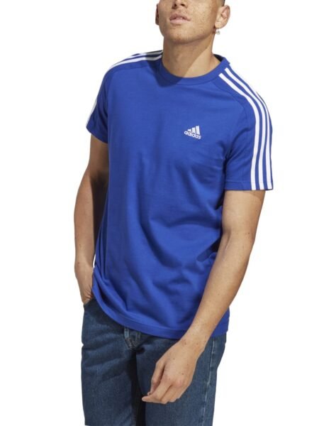 Adidas Marškinėliai Vyrams Medvilniniai Essentials Single Jersey 3-Stripes Tee IC9338