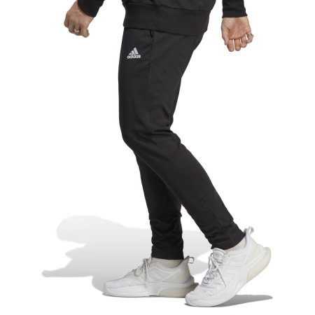 Adidas Kelnės Vyrams Plonos Juodos Sportinės Treninginės M SL Single Jersey TO Pants IC9409
