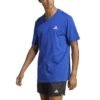 Adidas marškinėliai vyrams medvilniniai, mėlyni, trumpomis rankovemis, Essentials T-Shirts IC9284