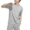 Adidas Marškinėliai Vyrams Medvilniniai Pilki Essentials Single Jersey Embroidered Small Logo T-Shirts IC9288