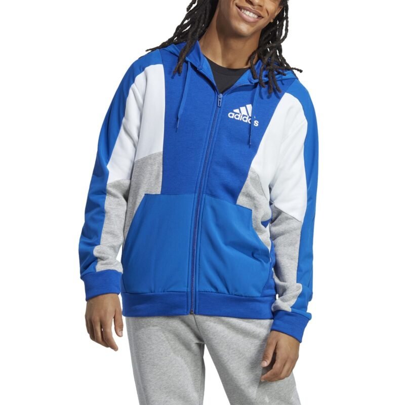 Adidas Vyriškas Džemperis Su Gobtuvu Essentials Colorblock Full-Zip Hoodie HY5934