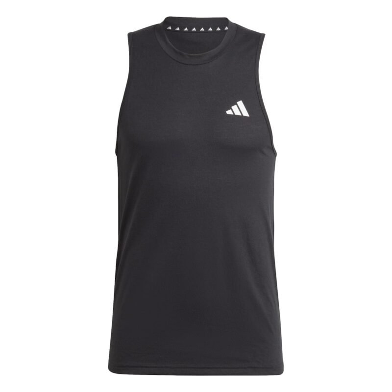 Adidas Marškinėliai Vyrams Juodi Training Sleeveless Tee IC6945 - Image 7