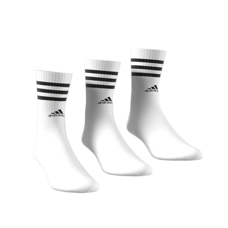Adidas Kojinės Baltos Unisex 3s Csh Crew Socks 3-Pairs HT3458 - Image 2
