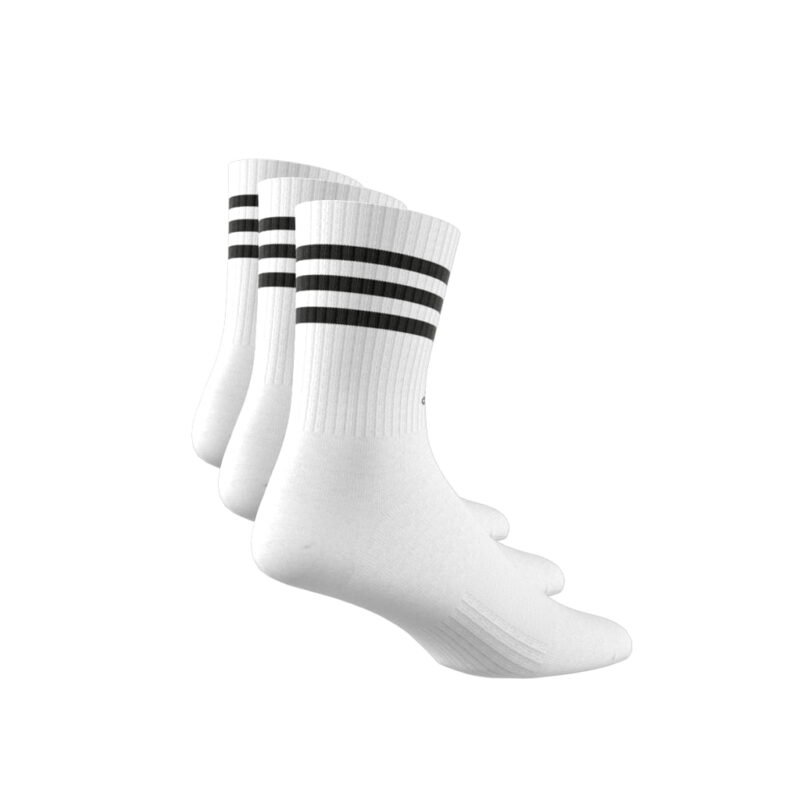 Adidas Kojinės Baltos Unisex 3s Csh Crew Socks 3-Pairs HT3458 - Image 4