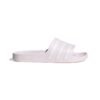Moteriškos rožinės Adidas Adilette Aqua Slide šlepetės su trimis baltomis juostelėmis ir vientisa konstrukcija GZ5878