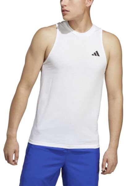 Adidas Marškinėliai Vyrams Balti Be Rankovių Essentials Feelready Training Sleeveless Tee IC6947