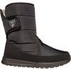 Progress PR4232 vyriški sniego batai – juodi žieminiai batai su dirbtiniu kailiuku ir Velcro užsegimu.