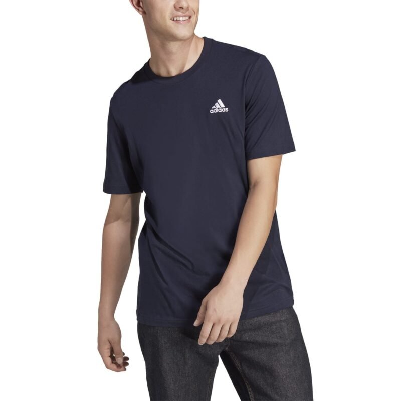 Adidas Marškinėliai Vyrams Medvilniniai Mėlyni Sportswear T-Shirts HY3404