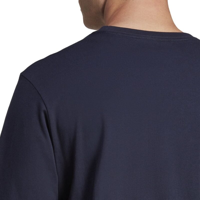 Adidas Marškinėliai Vyrams Medvilniniai Mėlyni T-Shirts HY3404 - Image 5
