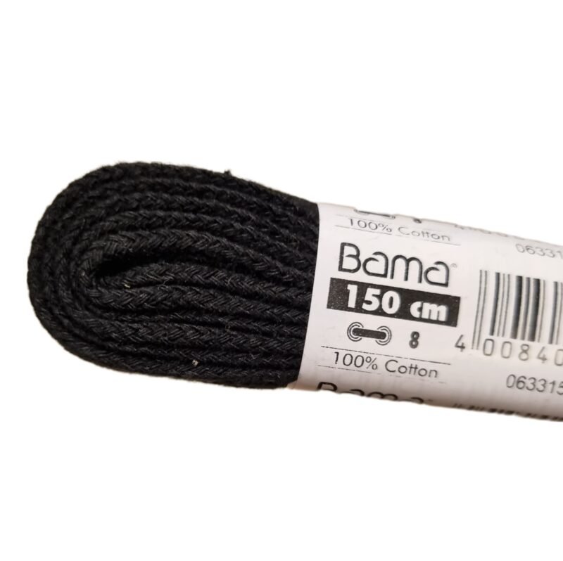 Batų Raišteliai Bama 150cm Juodi 444657 - Image 3