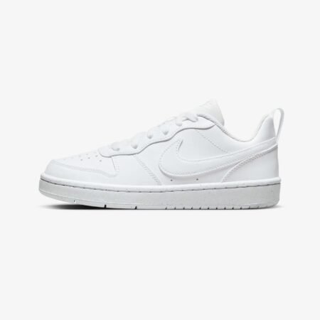 Nike vaikiški batai Court Borough Low Recraft GS DV5456-106 balti – patogūs ir stilingi laisvalaikiui