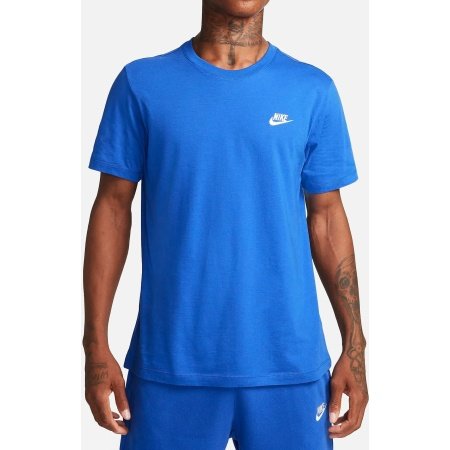 Nike vyriški medvilniniai marškinėliai Sportswear Club T-Shirt mėlyni AR4997-480