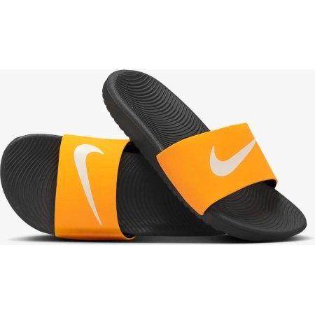 Nike šlepetės oranžinės su juodu padu, Kawa Slide GS 819352-802