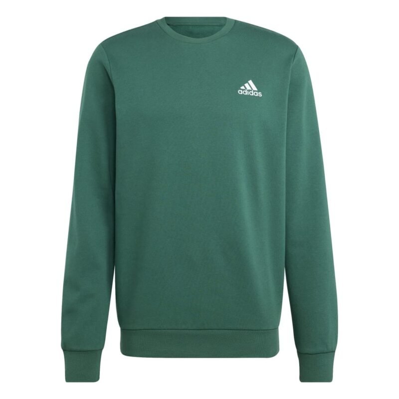Adidas Džemperis Vyrams Žalias Fleece Sweatshirt IJ8893 - Image 7