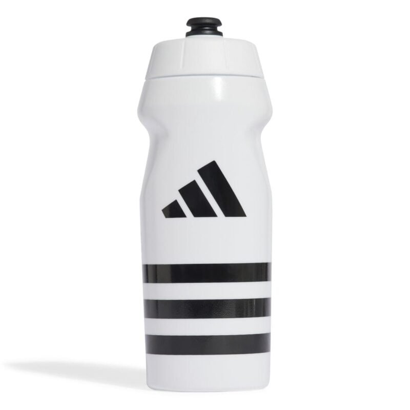 Adidas balta sportinė gertuvė Tiro Bottle 500ml su juodu logotipu IW8159