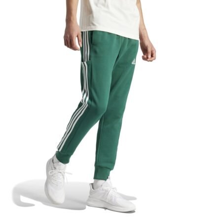 Adidas Kelnės Vyrams Medvilninės Essentials 3s FT Pants IS1392 žalia