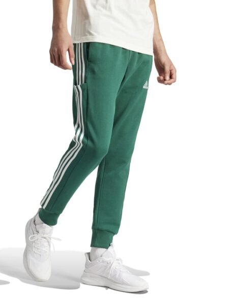 Adidas Kelnės Vyrams Medvilninės Essentials 3s FT Pants IS1392 žalia