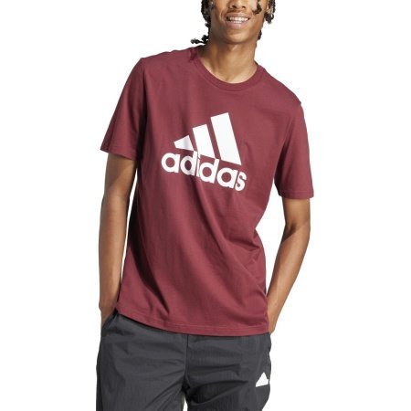 Adidas Marškinėliai Vyrams Medvilniniai Bordiniai M Big Logo T-Shirts IS1301
