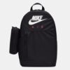 Nike Elemental Kids' Air Backpack FD2918-010 – juoda kuprinė vaikams su baltu logotipu ir raudonu AIR užrašu.