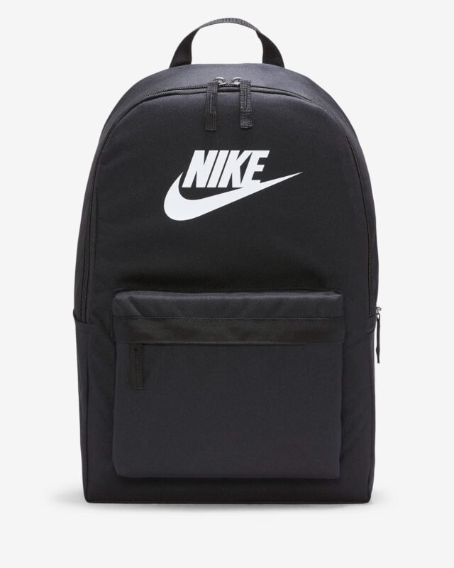 Nike NK Heritage Backpack DC4244-010 – juoda unisex kuprinė sportui ir laisvalaikiui, 25 litrų