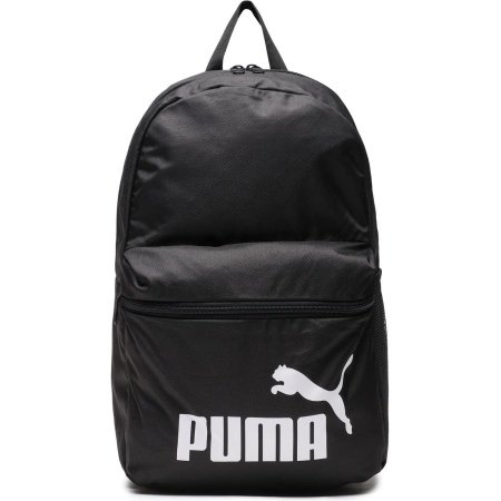 Juoda kasdienė kuprinė mokyklai ir sportui Puma Phase Backpack 22L 091164-01.