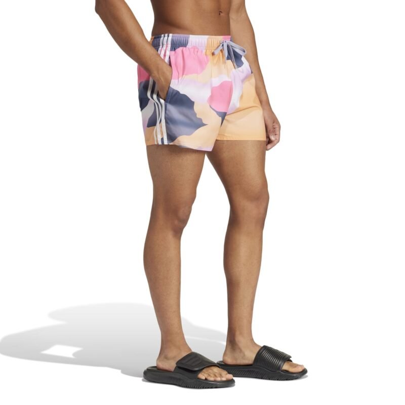 Adidas Šortai Maudymosi City Escape Camo 3-Stripes Cix Swim Shorts IT8606