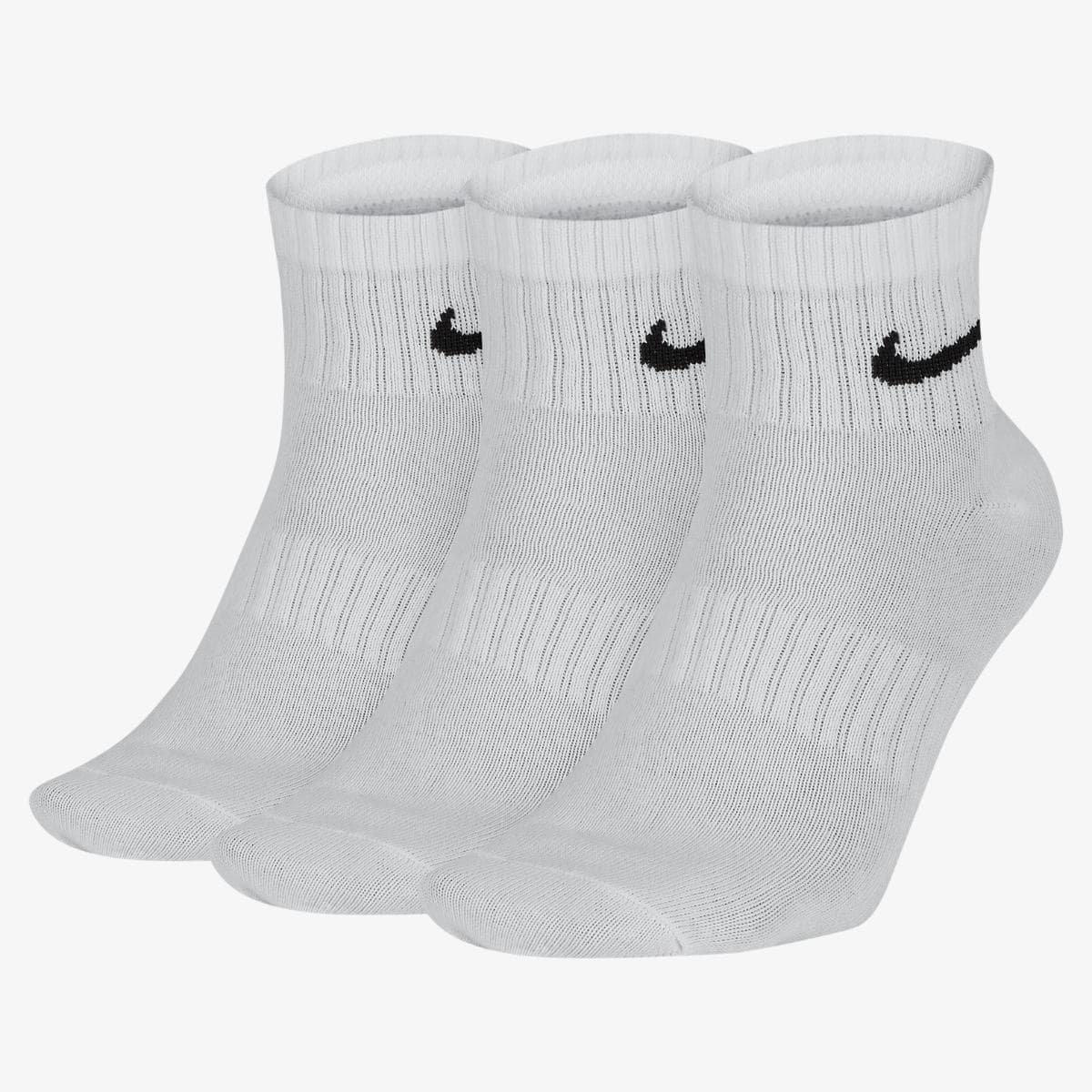 Nike Kojinės Baltos Trumpos Cushioned Ankle Socks SX7667-100 - Image 4
