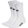 Adidas Kojinės Baltos Ilgos Vyrams Moterims Performance Crew Cushioned Socks 3 Porų Rinkinys HT3452