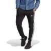 Adidas Sportinės Kelnės Vyriškos, Su manžėtais, Juodos, 3-Juostelės Baltos, Essentials French Terry Cuffed 3-Stripes Pants HA4337