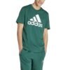 Adidas Marškinėliai Vyrams Medvilniniai Žali M Big Logo T-Shirts IS1300