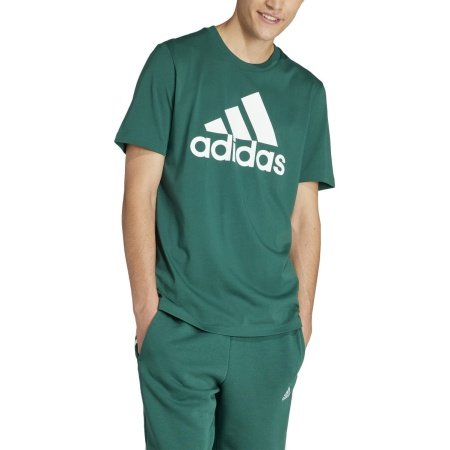 Adidas Marškinėliai Vyrams Medvilniniai Žali M Big Logo T-Shirts IS1300