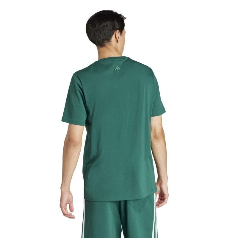 Adidas Marškinėliai Vyrams Medvilniniai Žali M T-Shirts IS1300 - Image 2