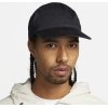 Vyrišką Nike kepurė su lengvai lenktu snapeliu, klasikinė, juoda, medvilninė, Nike Club Unstructured Flat-Bill Cap FN4405-010