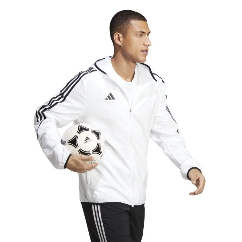 Adidas Džemperis Vyrams Baltas Tiro 23 League Jacket HZ9068 - Image 3
