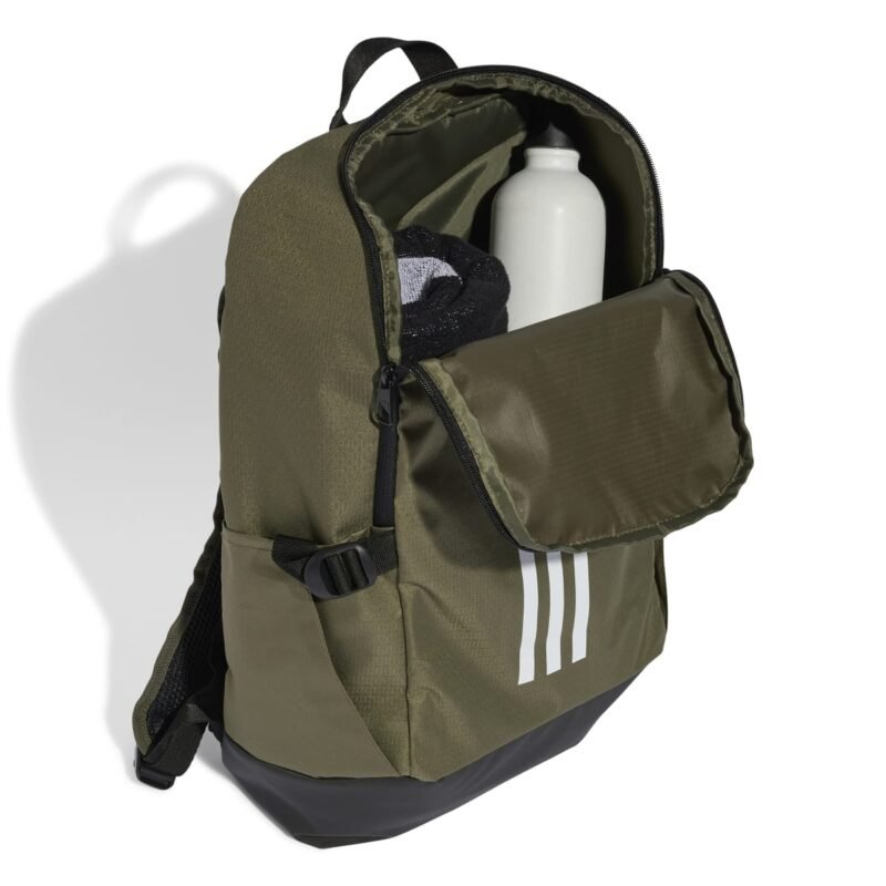 Adidas Kuprinės Žalia Essentials 3-Stripes Backpack IZ1909 - Image 4