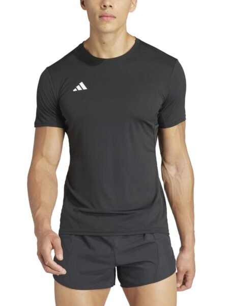 Adidas vyriški bėgimo marškinėliai trumpomis rankovėmis juodi AEROREADY Essentials Running T-Shirt IN1156
