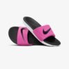 Nike Kawa Slide GS FJ2250-600 – Vaikiškos ir Moteriškos Šlepetės Rožinė su Juoda ir Balta